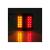 Set lampa spate LED 110x105 mm, 5 functii, iluminare numar, stanga/dreapta Cod: H5-363PC Automotive TrustedCars