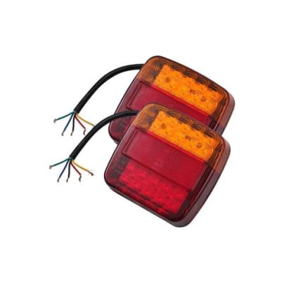 Set lampa spate LED 110x105 mm, 5 functii, iluminare numar, stanga/dreapta Cod: H5-363PC Automotive TrustedCars