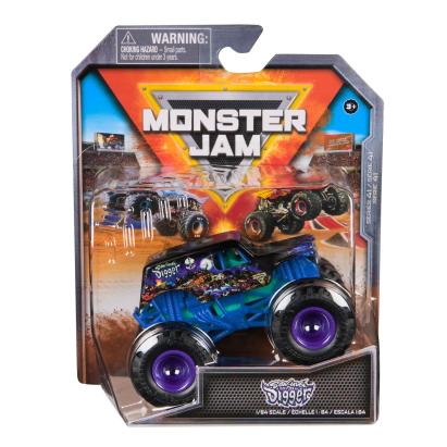 MONSTER JAM MASINUTA METALICA SON-UVA DIGGER SCARA 1 LA 64 SuperHeroes ToysZone