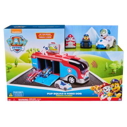 PATRULA CATELUSILOR PUP SQUAD SI ROBO DOG CAMION MISIUNI DE SALVARE SuperHeroes ToysZone