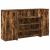 Birou de recepție stejar afumat 180x50x103,5 cm lemn prelucrat GartenMobel Dekor
