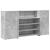 Birou de recepție Gri beton 200x50x103,5 cm Lemn prelucrat GartenMobel Dekor