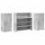 Birou de recepție Gri beton 200x50x103,5 cm Lemn prelucrat GartenMobel Dekor