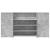 Birou de recepție Gri beton 200x50x103,5 cm Lemn prelucrat GartenMobel Dekor