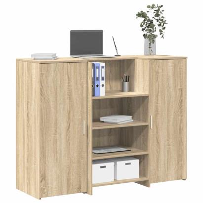 Birou de recepție Stejar Sonoma 135x50x103,5 cm Lemn prelucrat GartenMobel Dekor
