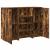 Birou de recepție stejar afumat 135x50x103,5 cm lemn prelucrat GartenMobel Dekor