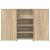 Birou de recepție Stejar Sonoma 155x50x103,5 cm Lemn prelucrat GartenMobel Dekor