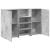 Birou de recepție Gri beton 155x50x103,5 cm Lemn prelucrat GartenMobel Dekor