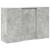Birou de recepție Gri beton 155x50x103,5 cm Lemn prelucrat GartenMobel Dekor