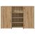 Birou de recepție Stejar Artisan 155x50x103,5 cm Lemn prelucrat GartenMobel Dekor
