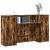 Birou de recepție stejar afumat 180x50x103,5 cm lemn prelucrat GartenMobel Dekor