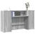 Birou de recepție Gri Sonoma 180x50x103,5 cm Lemn prelucrat GartenMobel Dekor