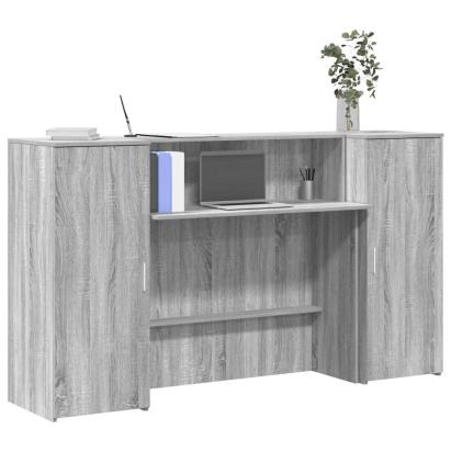 Birou de recepție Gri Sonoma 180x50x103,5 cm Lemn prelucrat GartenMobel Dekor