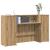 Birou de recepție Stejar Artisan 180x50x103,5 cm Lemn prelucrat GartenMobel Dekor