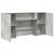 Birou de recepție Gri beton 200x50x103,5 cm Lemn prelucrat GartenMobel Dekor