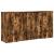 Birou de recepție stejar afumat 200x50x103,5 cm lemn prelucrat GartenMobel Dekor