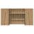 Birou de recepție Stejar Artisan 200x50x103,5 cm Lemn prelucrat GartenMobel Dekor