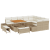 Set de Sofa pentru Grădină cu 12 Piese cu Perne Bej Ratan Poli Acacia GartenMobel Dekor