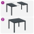 Set de dining de 5 piese din ratan poliesteric GartenMobel Dekor
