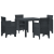 Set de dining de 5 piese din ratan poliesteric GartenMobel Dekor