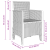 Set de dining de 5 piese din ratan poliesteric GartenMobel Dekor