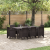 Set Masă Grădină 9 Piese Maro Poliratan GartenMobel Dekor