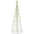 Brad de Crăciun conic, 310 LED-uri, multicolor, 100x300 cm GartenMobel Dekor
