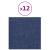 Panouri de perete 12 buc. albastru 30x30 cm textil 1,08 m² GartenMobel Dekor