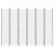Paravan de cameră cu 6 panouri, alb, 300x220 cm, textil GartenMobel Dekor
