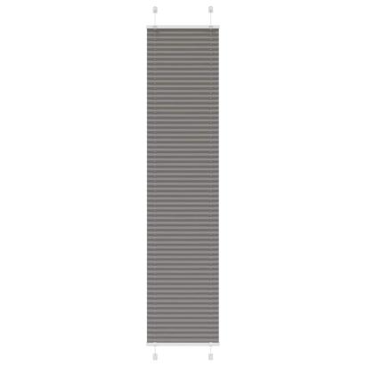 Jaluzea plisată Antracit 40x200 cm Lățime țesătură 39,4 cm GartenMobel Dekor
