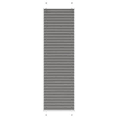 Jaluză plisată Antracit 55x200 cm Lățime țesătură 54,4 cm GartenMobel Dekor