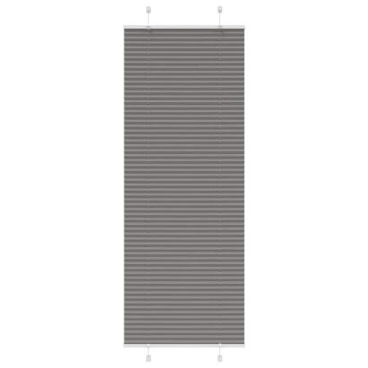 Jaluză plisată Antracit 75x200 cm Lățime țesătură 74,4 cm GartenMobel Dekor