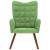 Scaun de relaxare, verde deschis, catifea GartenMobel Dekor