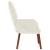 Scaun de relaxare, crem, catifea GartenMobel Dekor