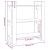 Bibliotecă/Separator cameră, alb, 80x35x91 cm, lemn masiv pin GartenMobel Dekor
