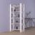 Bibliotecă/Separator cameră, alb, 80x35x160 cm, lemn masiv pin GartenMobel Dekor