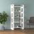 Bibliotecă/Separator cameră, alb, 80x35x160 cm, lemn masiv pin GartenMobel Dekor