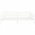 Pat de zi fără saltea, alb, 90x190 cm, lemn masiv pin GartenMobel Dekor