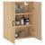 Dulap TV montat pe perete, stejar sonoma, 69,5x34x90 cm GartenMobel Dekor