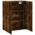 Dulap montat pe perete, stejar fumuriu, 69,5x34x90 cm GartenMobel Dekor