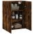 Dulap montat pe perete, stejar fumuriu, 69,5x34x90 cm GartenMobel Dekor