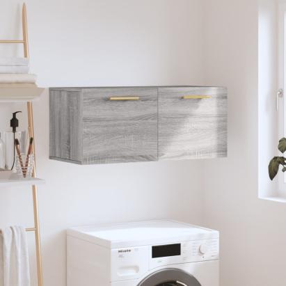Dulap de perete, gri sonoma, 80x36,5x35 cm, lemn compozit GartenMobel Dekor