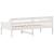 Pat de zi fără saltea alb 75x190 cm lemn masiv de pin GartenMobel Dekor