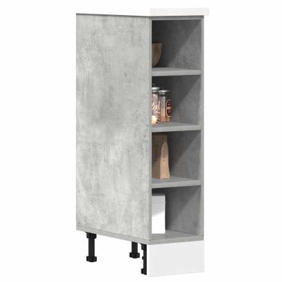 Dulap inferior "Riga", gri beton, 20x44,5x81,5 cm, PAL GartenMobel Dekor