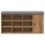 Bancă de pantofi Stejar artizanal 102x32x50 cm lemn prelucrat GartenMobel Dekor
