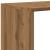 Bibliotecă/separator 3 nivel stejar artizanal 99x29x99 cm lemn GartenMobel Dekor