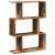 Bibliotecă/separator 3 niveluri lemn vechi 70x24x97 cm lemn GartenMobel Dekor