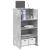 Birou de recepție Gri beton 55x50x103,5 cm Lemn prelucrat GartenMobel Dekor