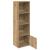 Bibliotecă, stejar artizanal, 31x24x102 cm, lemn prelucrat GartenMobel Dekor