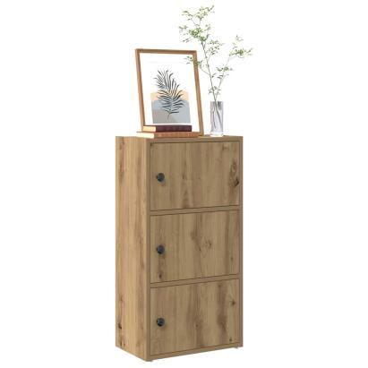 Bibliotecă, stejar artizanal, 40x24x77 cm, lemn prelucrat GartenMobel Dekor